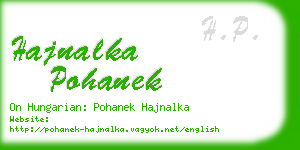 hajnalka pohanek business card